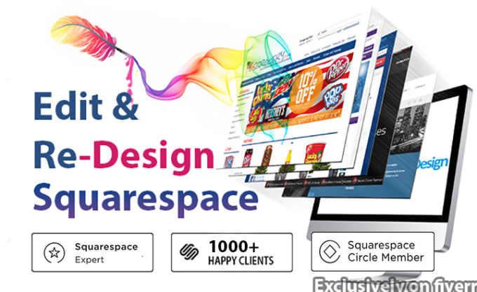 I will edit and redesign your squarespace website