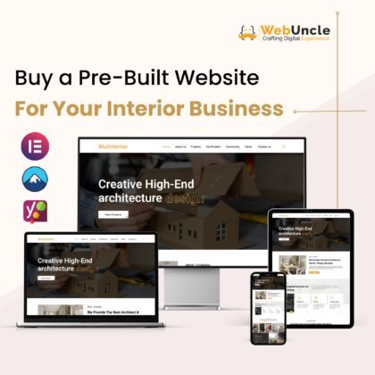 Buy a Pre-Built Website for Your Interior